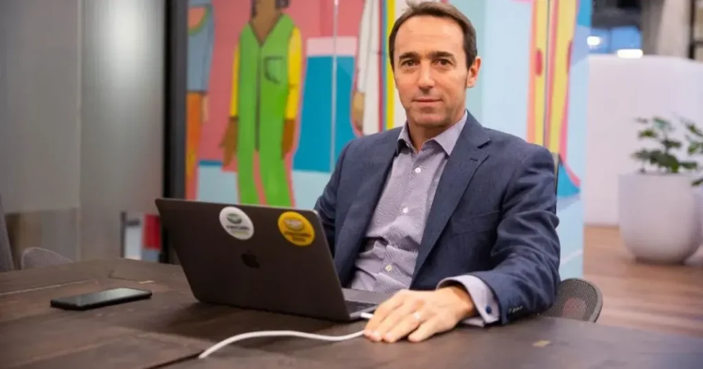 Marcos Galperin fundador do Mercado Livre em evento corporativo