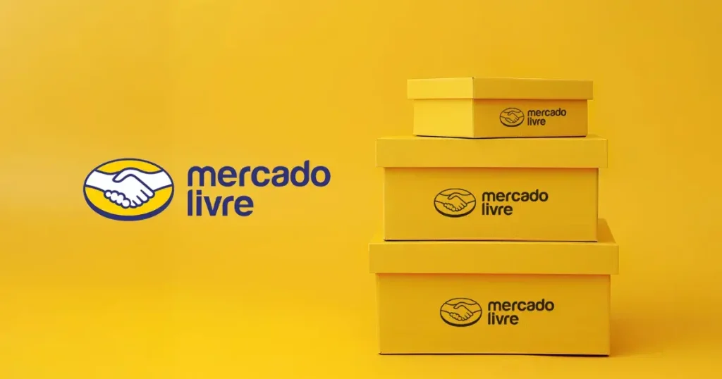 Logo original do Mercado Livre desde 1999 mostrando evolução da marca
