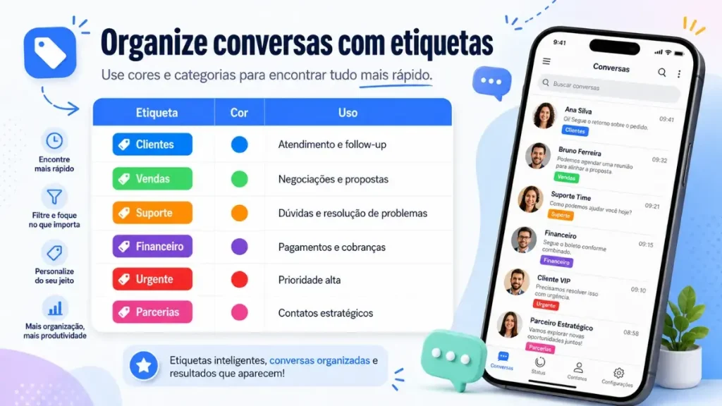 Organização com Etiquetas Inteligentes