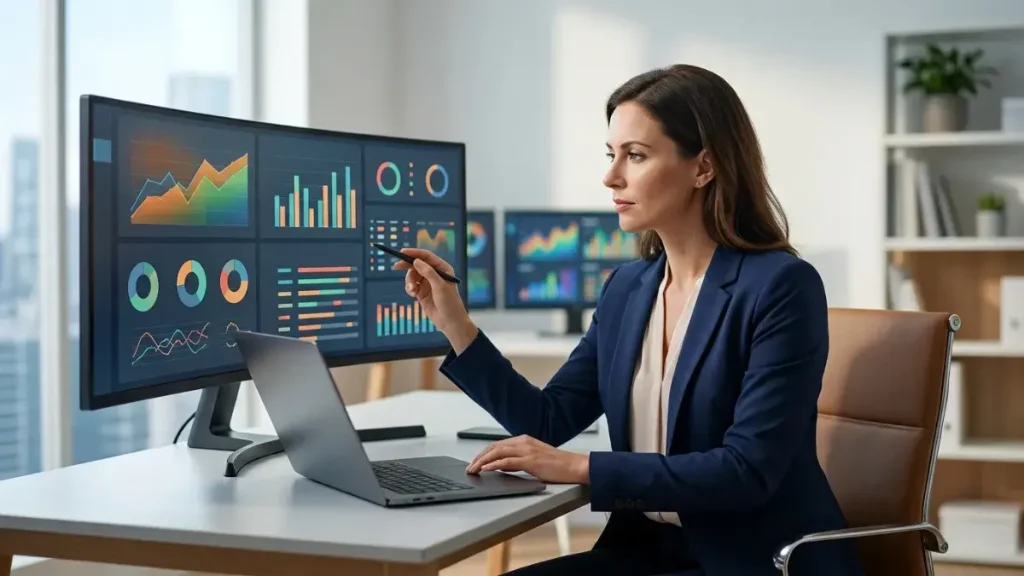 Analise os indicadores de desempenho