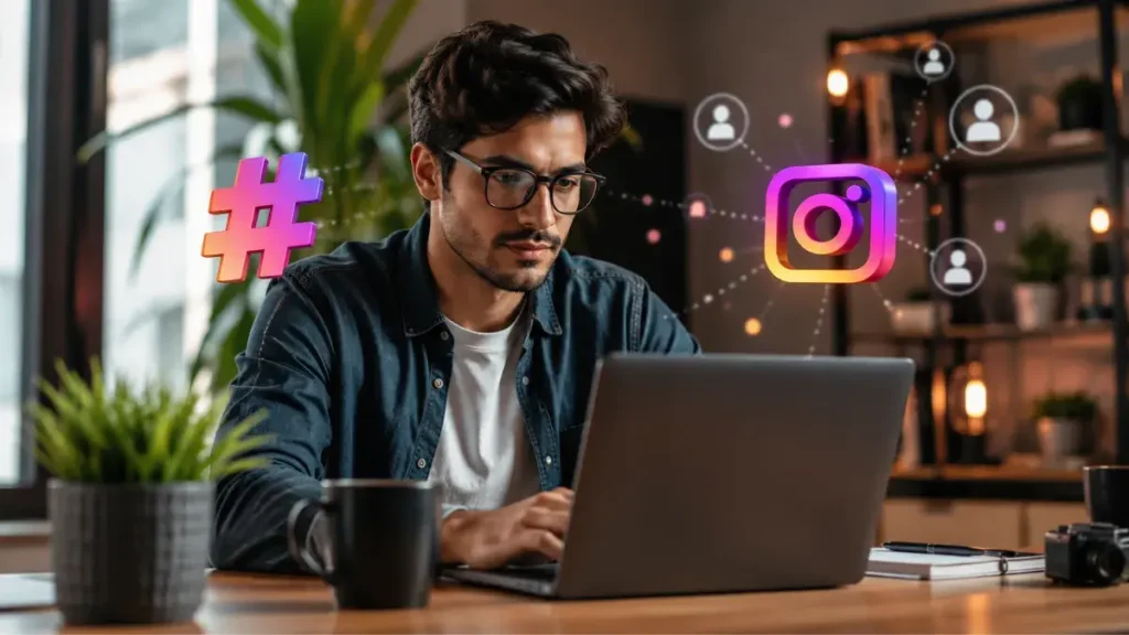 Use hashtags com estratégia